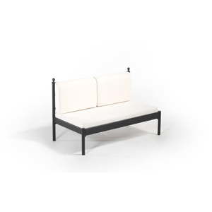 Beżowa 2-osobowa sofa ogrodowa Mitas, 76x149 cm