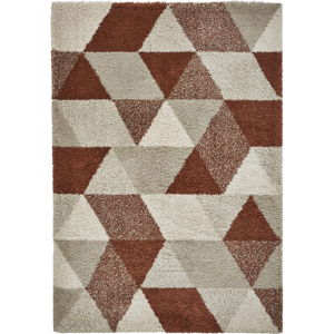 Ciemnoróżowy dywan Think Rugs Royal Nomadic Angles, 160x220 cm