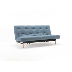 Niebieska sofa rozkładana Innovation Colpus Mixed Dance Light Blue