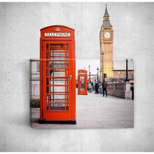 Obraz 3D Mosticx Telephone In London, 40x60 cm