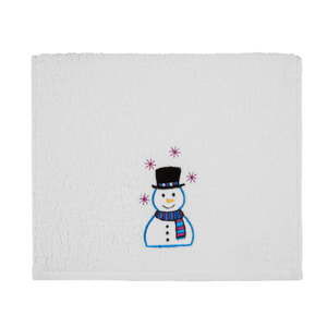Ręcznik Christmas Snowman White, 30x50 cm